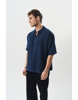 İp Detaylı Money Serisi Hakim Yaka Tişört