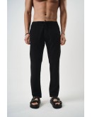  Mercan Koleksiyon Erkek Rahat Kalıp Keten Pantolon