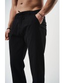  Mercan Koleksiyon Erkek Rahat Kalıp Keten Pantolon