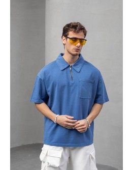 Oversize Yarım Fermuarlı T-Shirt